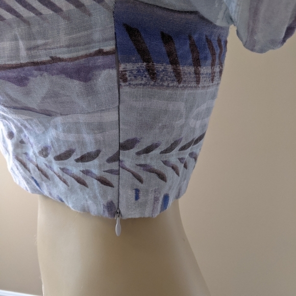 ARITZIA Wilfred Wander Blouse off shoulder linen shirt - Picture 4 of 10